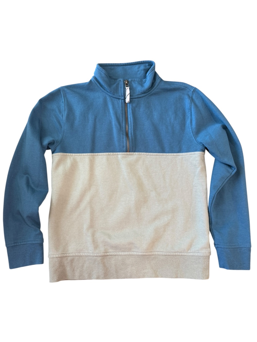 Crewcuts Boys Half Zip Pullover Size Large (10-12) Blue and Green GUC